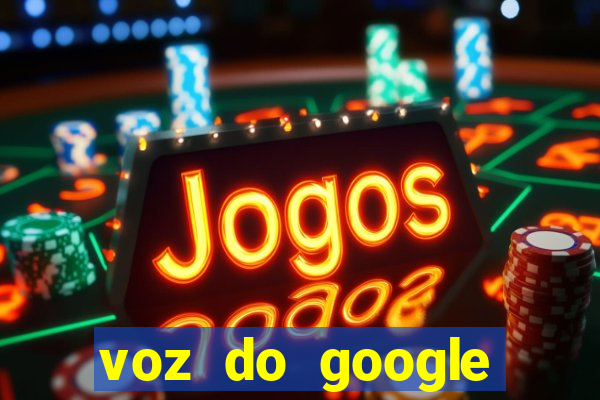 voz do google tradutor homem